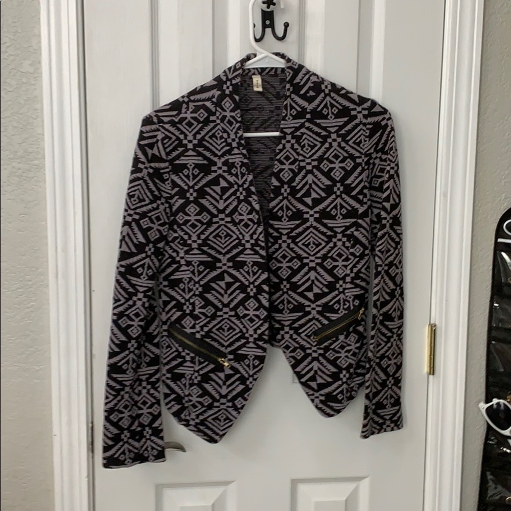 Black and grey jacket